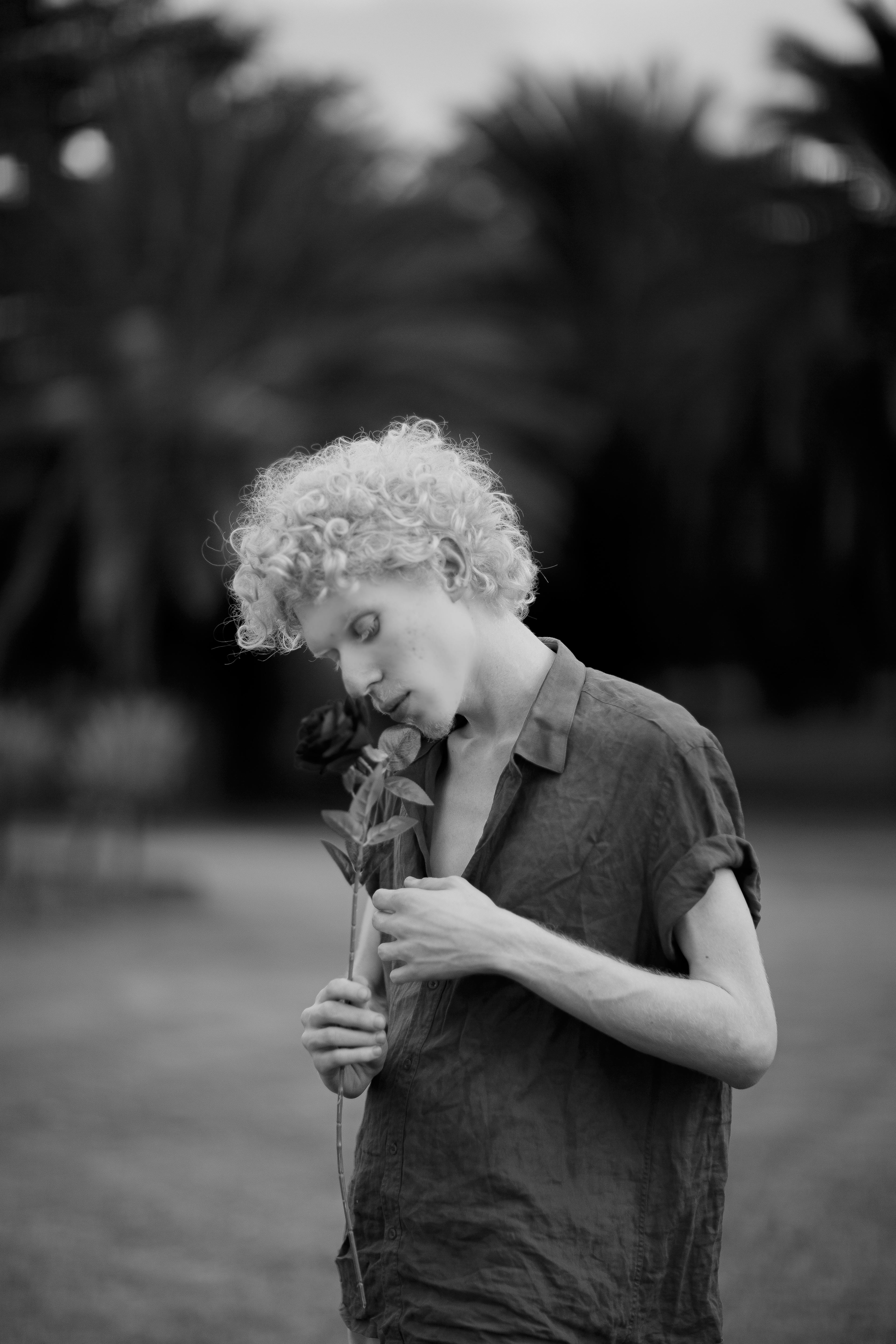 Monochrome portrait